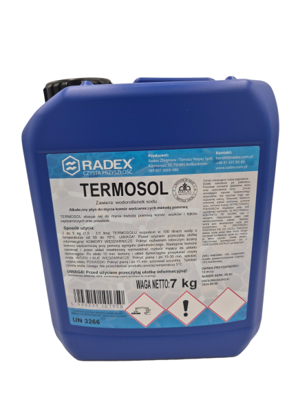 Termosol RADEX- do mycia komór wędzarniczych 7kg